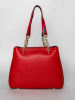 Christian Laurier Leder-Schultertasche "Alya" in Rot - (B)30 x (H)22 x (T)13 cm