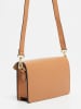 Christian Laurier Leder-Umhängetasche "Roxane" in Camel - (B)20 x (H)12 x (T)5,5 cm