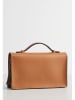 Christian Laurier Skórzana torebka "Stacy" w kolorze karmelowym - 22 x 12 x 4 cm