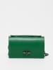 Christian Laurier Leren schoudertas "Stacy" groen - (B)22 x (H)12 x (D)4 cm