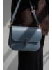 Christian Laurier Leder-Schultertasche "Roma" in Hellblau - (B)24 x (H)15 x (T)8 cm