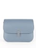 Christian Laurier Leren schoudertas "Roma" lichtblauw - (B)24 x (H)15 x (D)8 cm