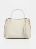Christian Laurier Leder-Henkeltasche "Lamy"  in Creme - (B)27 x (H)18 x (T)11 cm