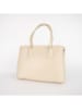 Christian Laurier Leder-Henkeltasche "Pia" in Creme - (B)33 x (H)30 x (T)12 cm