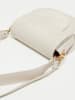 Christian Laurier Leren schoudertas "Lexa" crème - (B)22 x (H)18 x (D)8 cm
