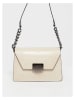 Christian Laurier Leder-Schultertasche "Lya" in Creme - (B)22 x (H)14 x (T)10 cm