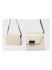 Christian Laurier Leder-Schultertasche "Lya" in Creme - (B)22 x (H)14 x (T)10 cm