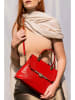 Christian Laurier Leren handtas "Emy" rood - (B)27 x (H)19 x (D)12 cm