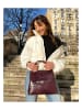 Christian Laurier Leren handtas "Emy" bordeaux - (B)27 x (H)19 x (D)12 cm