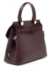 Christian Laurier Leren handtas "Emy" bordeaux - (B)27 x (H)19 x (D)12 cm