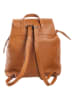 Christian Laurier Leder-Rucksack "Roxy" in Camel - (B)30 x (H)32 x (T)10 cm
