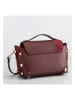 Christian Laurier Leder-Henkeltasche "Nanu" in Bordeaux - (B)24 x (H)16 x (T)10 cm