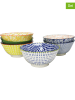Ard'time 6-delige set: kommen "Sabae" meerkleurig - 550 ml