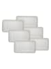 Ard'time 6er-Set: Servierteller "Coquillage" in Weiß - (B)26 x (H)15 cm