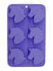 Ard'time Silikonowa forma "Licorne" w kolorze fioletowym do pieczenia - 26 x 15,9 cm