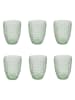 Ard'time 6-delige set: glazen "Hanae" groen - 350 ml