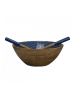 Ard'time Salatbesteck "Majorelle" in Braun/ Blau - (L)30 x (B)7,5 cm
