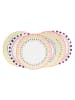 Ard'time 6-delige set: dinerborden "Relax Sunset" meerkleurig - Ø 27 cm