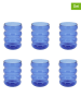 Ard'time 6er-Set: Gläser "Santorin" in Blau - 350 ml