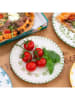 Ard'time 6-delige set: dessertborden "Trattoria" wit/meerkleurig - Ø 20,5 cm