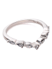 Pandora Silber-Ring mit Edelsteinen