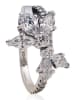 Pandora Silber-Ring mit Edelsteinen