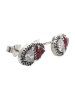 Pandora Srebrne kolczyki-wkrętki z cyrkoniami i kryształami