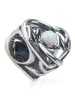 Pandora Silber-Bead mit Zierstein