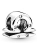 Pandora Silber-Bead mit Edelsteinen