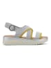 Freyling Sandalen in Grau/ Limette