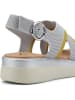Freyling Sandalen grijs/citroengroen