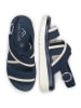 Freyling Sandalen in Dunkelblau/ Beige