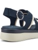 Freyling Sandalen donkerblauw/beige