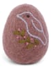 Gry & Sif Dekofigur ''Egg'' in Lila - (H)9 x Ø 6 cm