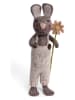 Gry & Sif Figurka dekoracyjna "Bunny" w kolorze szarym - dł. 30 cm