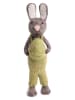 Gry & Sif Figurka dekoracyjna "Bunny" w kolorze szaro-zielonym - dł. 30 cm