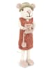 Gry & Sif Dekofigur ''Mouse'' in Weiß/ Hellbraun - (L)27 cm