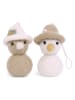 Gry & Sif 2-delige set: decohanger ''Chickens'' geel - (L)5,5 cm