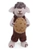 Gry & Sif Figurka dekoracyjna "Sheep" w kolorze szaro-brązowo-białym - dł. 11 cm