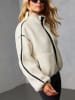 Milan Kiss Fleecejacke in Creme