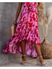 Milan Kiss Kleid in Pink/ Rot