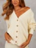 Milan Kiss Cardigan in Creme