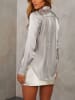 Milan Kiss Bluse in Grau