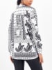 Milan Kiss Bluse in Weiß/ Schwarz