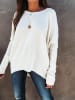 Milan Kiss Pullover in Creme