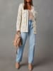 Milan Kiss Cardigan in Creme