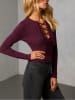 Milan Kiss Pullover in Bordeaux