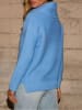 Milan Kiss Rollkragenpullover in Hellblau