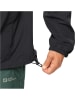 Jack Wolfskin Kurtka przeciwdeszczowa "Stormy Point" w kolorze czarnym
