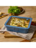 Monbento 3-delige set: lunchboxen blauw/wit